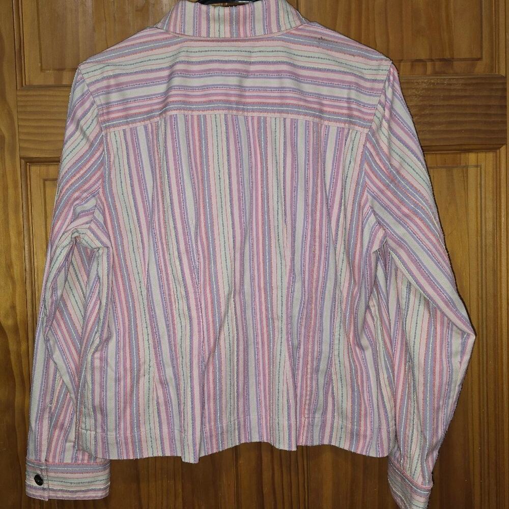 Christopher & Banks multicolor striped jacket Size XL - Picture 2 of 4